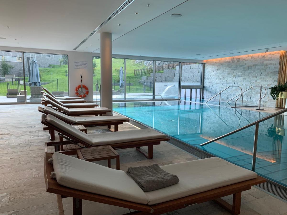 Luxury Panorama Apartment With Alpengold Spa Access Davos Exterior foto